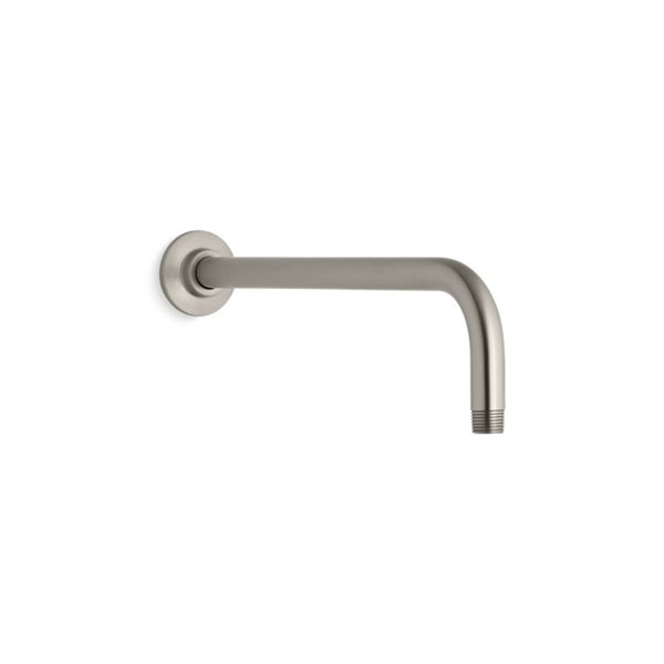 KOHLER Wall-Mount Rain Head Shower Arm and Flange - Brushed Nickel