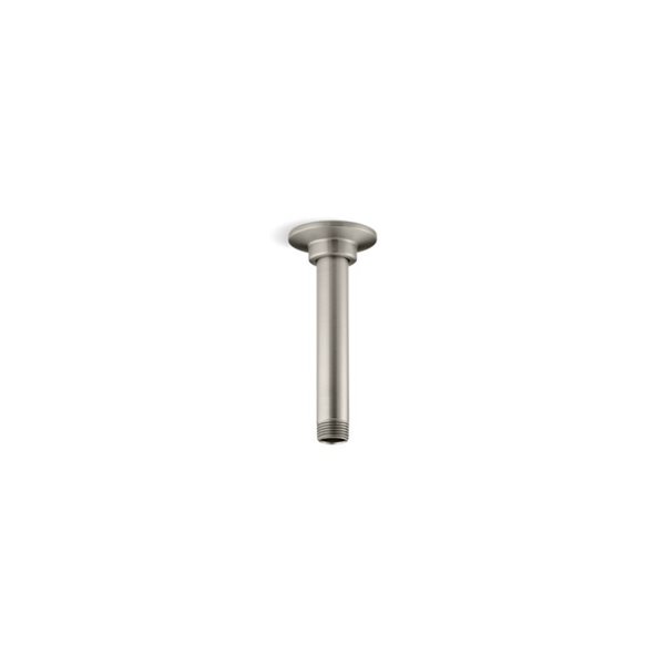 KOHLER Shower Arm and Flange - 6-in - Brushed Nickel