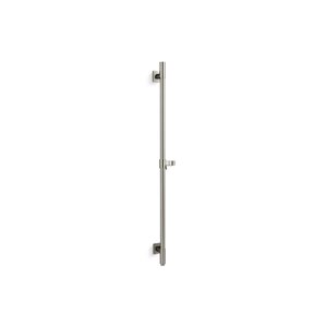 Barre de douche à glissière Awaken Deluxe de KOHLER, 36 po, nickel brossé