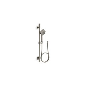 Trousse de douche à main sur barre à glissière Awaken Deluxe G110 de KOHLER, nickel brossé