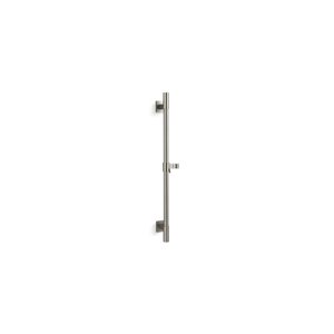 Barre de douche à glissière Awaken Deluxe de KOHLER, 24 po, nickel brossé