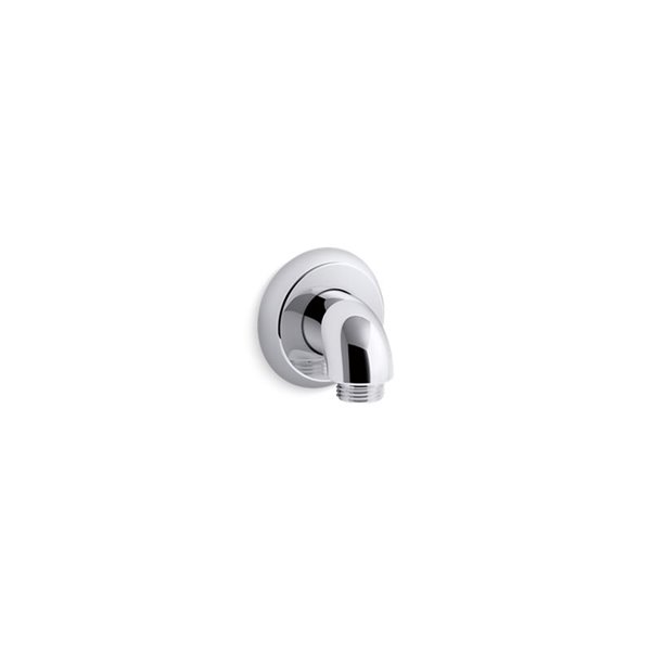 KOHLER Forte Supply Elbow with Check Valve - Polished Chrome