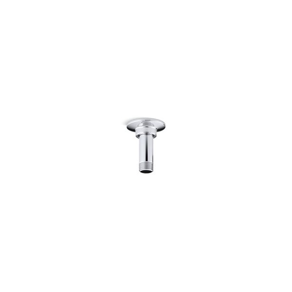 Bras et bride de douche de KOHLER, 3 po, chrome poli