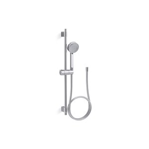 Trousse de douche à main sur barre à glissière Awaken G90 de KOHLER, chrome poli
