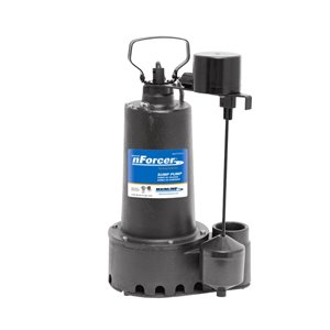 nForcer Submersible Sump Pump - 1/2 HP - Cast Iron