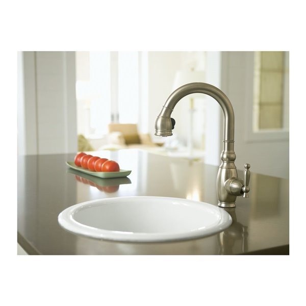 KOHLER Porto Fino Bar Sink - White - 9.18-in