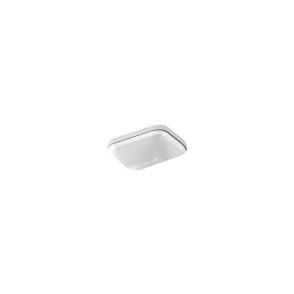 KOHLER Northland Under-Mount Bar Sink - White - 20.87-in