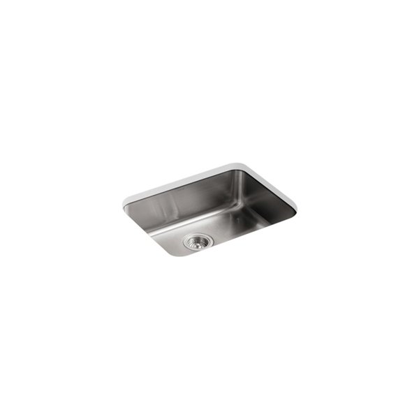 KOHLER Evier De Cuisine En Acier Inoxydable A Montage Sur Le Dessus A