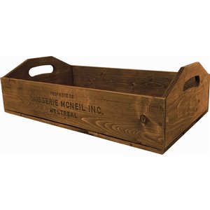McNeil Decorative Serving board in Antique Brown - 16.6-in x 10.5-in