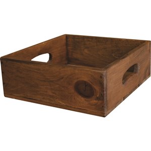 Caisson de rangement cubique McNeil, brun antique, 10.5 po x 10.25 po