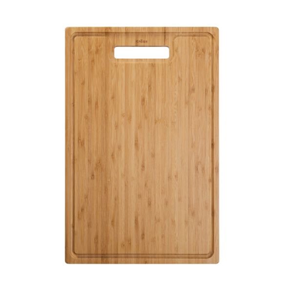 KRAUS Bamboo Cutting Board for Kitchen Sink - 18.5-in x 12-in KCB-102BB ...