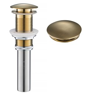 KRAUS Brushed Gold Bathroom Sink Pop-Up Drain