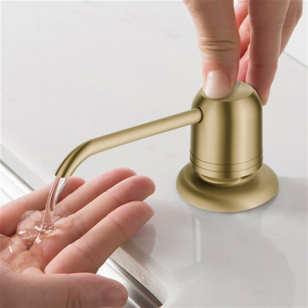 KRAUS KSD 32BG Kitchen Soap And Lotion Dispenser Brushed Gold RONA   330730386 MainImage 001 L 