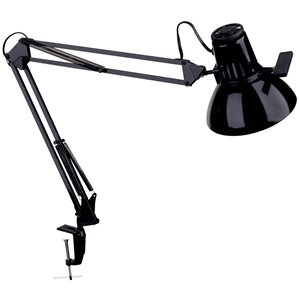 Lampe de bureau MAG de Dainolite, 36 po, noir