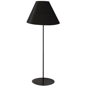Lampe sur pied Maine de Dainolite, 1 lumière, 63 po, noir mat