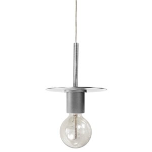 Luminaire suspendu à 1 lumière Roswell de Dainolite, 8 po x 6.5 po, chrome satiné