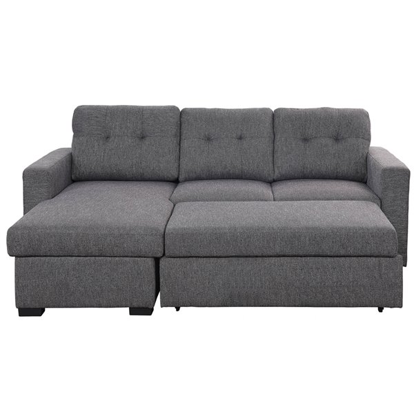 Whi Nspire Contemporary Sectional Sofa, Storage Sectional Sofa Bed