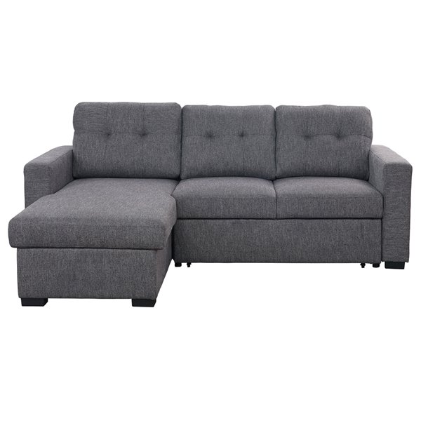 Whi Nspire Contemporary Sectional Sofa, Full Size Sofa Bed With Storage