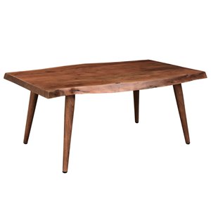 Table de salon !nspire en bois massif, noyer, 43.50 po x 26 po x 18 po H