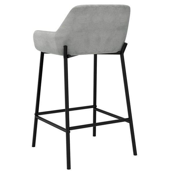 Nspire Baily Modern Upholstered Counter, Gray Upholstered Counter Stools