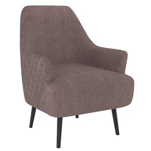 !nspire Mid Century Modern Upholsterd Accent Chair - Gray