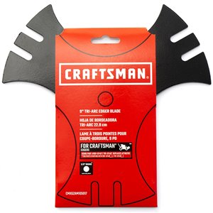 CRAFTSMAN Tri-Arc Edger Blade - 9-in - Black