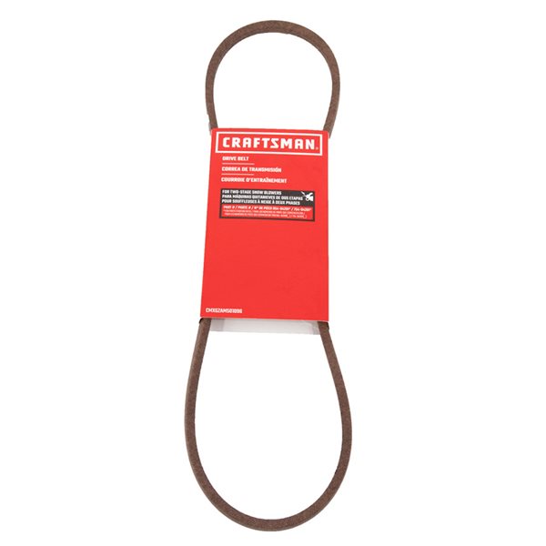 CRAFTSMAN Wheel Drive Belt for Two- Stage Snow Blowers - Brown