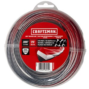 Ligne de coupe de CRAFTSMAN, 175 pi x 080 po