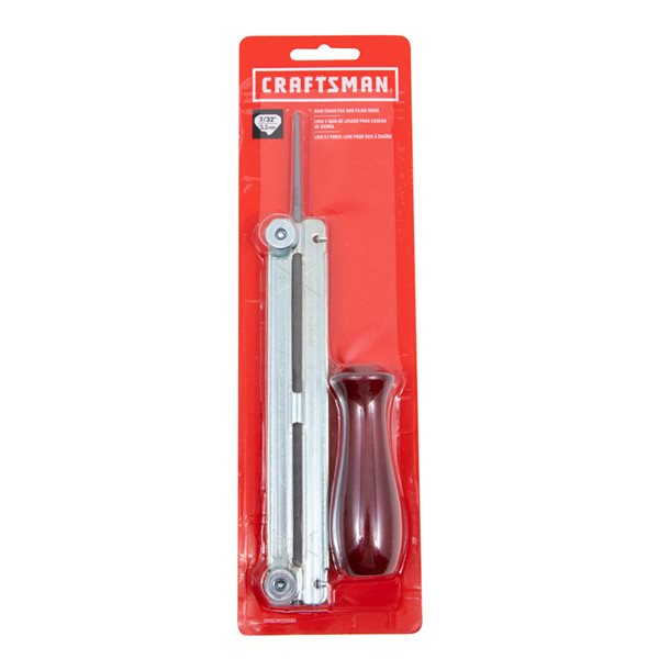 CRAFTSMAN Saw Chain File and Filing Guide - 7/32-in