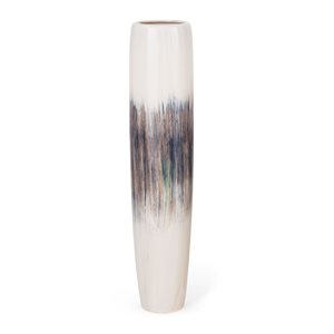Gild Design House Rayne Ceramic Floor Vase - Large - White - 47-in x 10-in