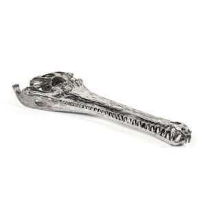 Gild Design House Prehistoric Fossil - Silver - 10-in x 30-in x 6-in