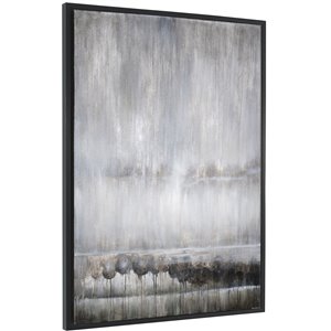 Gild Design House Fogged Wall Art - Gray/Siklver/Black - 62-in x 42-in