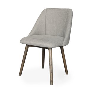 Chaise de salle à manger Gild Design House Landon, brune et grise