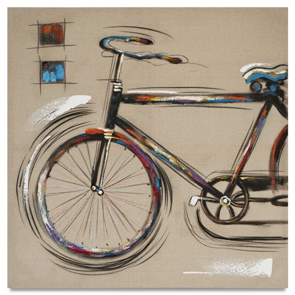 Gild Design House Rider Vintage Bicycle Wall Art - 39-in x 39-in