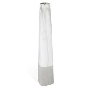 Gild Design House Raine Ceramic Floor Vase - Large - White - 40-in