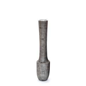 Gild Design House Bristle Ceramic Floor Vase - Small - Silver - 39-in