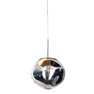 Suspension à 1 lumière Taslo Gild Design House, argent