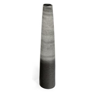 Vase de sol en céramique noir Fairyn Gild Design House, petit, 39 po