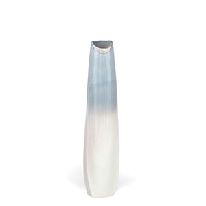 Gild Design House Tides Ceramic Floor Vase - Small - Blue - 40-in