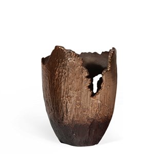 Gild Design House Terra Vase - Small - Copper/Bronze - 13-in x 10-inx 7-in