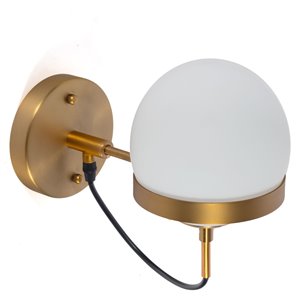 Gild Design House Luther Wall Sconce - Gold - 11-in x 9-in x 6-in