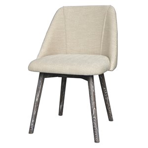 Chaise de salle à manger Gild Design House Landon, marron et beige