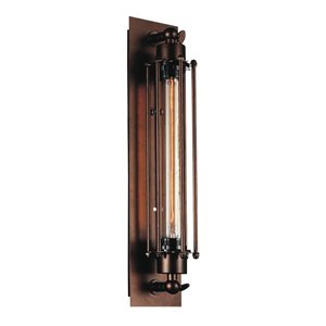 CWI Lighting Kiera 1-Light Wall Sconce with Chocolate Finish