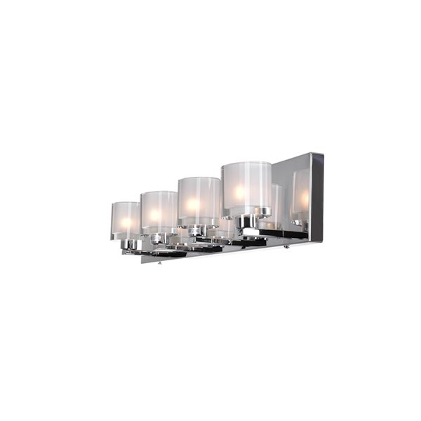 CWI Lighting Tina 4-Light Wall Sconce with Chrome Finish