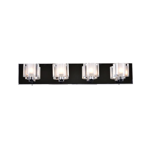 CWI Lighting Tina 4-Light Wall Sconce with Chrome Finish