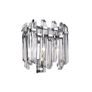 CWI Lighting Henrietta 1-Light Wall Sconce with Chrome Finish
