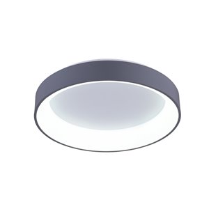 CWI Lighting Arenal Round Flush-Mount Light - LED - White