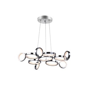 CWI Lighting Colette LED Chandelier with Chrome Finish - 14-in x 5-in