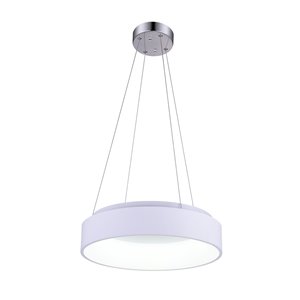 CWI Lighting Arenal Pendant Light - LED - 18-in - White