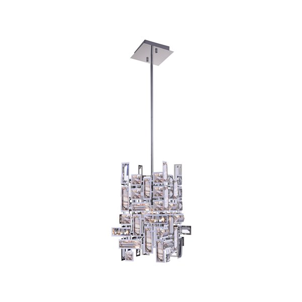 CWI Lighting Arley Mini Chandelier - 1-Light - Chrome